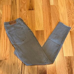 Madewell Charcoal Skinny Jeans